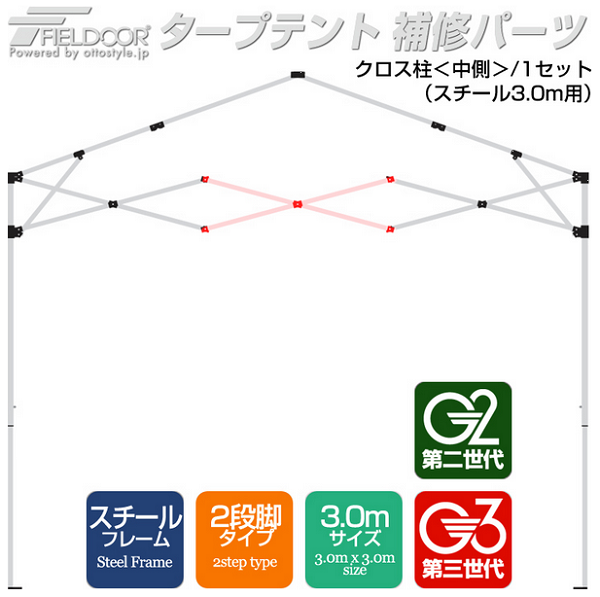 クロス柱/中側