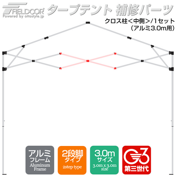 クロス柱/中側